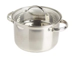 Norpro 4-QUART Steamer Cooker, 3 Piece Set, Stainless Steel. Fixed Price $43.46.