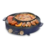 Joydeem Electric Grill With Shabu Pot, Compact Korean Bbq Co.... Fixed Price $101.42.