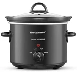 Elite Gourmet MST-350B Electric Slow Cooker, Adjustable Temp, Quarts, Black. Fixed Price $35.94.