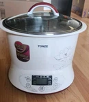 Tonze Fba COMINHKPR92575 Slow Cooker Soup Maker, 2.2L, White. Fixed Price $49.00.