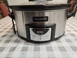 Crock-pot 6-QUART Smart-pot Slow Cooker SCCPVC609SC Programmable Stainless Steel. Fixed Price $31.67.