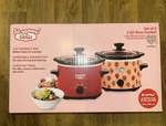 New Slow Cooker 2 Qt Set Of With 100 Exclusive Recipes Target. Fixed Price $40.00.