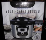 Kitchen Ace Multi-craft Cooker 6-QUART Multi-functions New. Fixed Price $48.99.