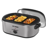 Kiss The Water Roaster Oven 24QT Electric Pan 3 Compartments And. Fixed Price $194.98.