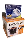 Brand New Sealed Crock-pot 4-QUART Classic & 6 Speed Oster Mixer. Fixed Price $29.99.