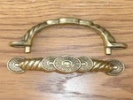 8 New Vintage Brass Drawer/door Pulls Cabinet/furn. Hardware Old West Style 3". Fixed Price $24.00.