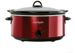 Crockpot 7-QUART Manual Slow Cooker, Red Stainless Steel, Oval For 9+PEOPLE*READ. Fixed Price $36.86.