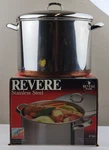 Revere Ware #1746 Stainless Steel Copper Bottom 16 Qt. Stock Pot W/ Lid - Iob!. Fixed Price $124.99.