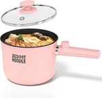 Electric Hot Pot, Lazy 1.5L Rapid Noodles Cooker With Dual Power, Non-stick. Fixed Price $43.99.
