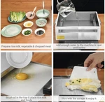 Wechef 1 Layer Rice Noodle Roll Steamer Machine Stainless Steel Tray Closeout. Fixed Price $49.99.