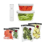 Zwilling Fresh & Save 7-PC Vacuum Sealer Machine Starter Set, Sous Vide Bags. Fixed Price $129.99.