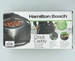 Hamilton Beach Crock Pot Caddy, Insulated Slow Cooker Bag 33002. Fixed Price $19.99.