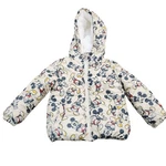 Disney Junior Mickey Mouse Toddler Puffer Jacket Grey Sherpa Lined Hooded 4T. Fixed Price $28.45.