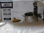 Sous Vide Immersion Circulator 800 Watts Black Digital Display 36200. Fixed Price $40.00.