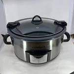 Crock-pot & Carry 7QT. Digital Countdown Slow Cooker Stainless Steel. Fixed Price $24.95.