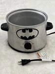 Dc Batman 2-QUART Slow Cooker Silver No Lid Or Bowl. Fixed Price $7.99.