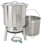 Bayou Classic Kds 182 Stainless Steel Boiler Cooker Kit Features Qt. Fixed Price $538.15.