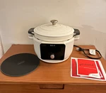 Instant Precision Dutch Oven DOMC6000 Qt 1500W White Untested, As. Fixed Price $30.00.