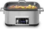 Heynemo ZES009 12-IN-1 Slow Cooker Silver Stainless Steel Touch Control 8 Quart. Fixed Price $69.00.