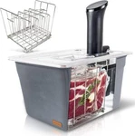 Sous Vide Container 12 Quarts With Lid, Rack & Eske Culinary. Fixed Price $98.64.