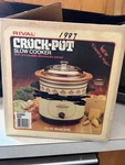 Vintage 1987 Rival Crock Pot Model 3150. Fixed Price $60.00.