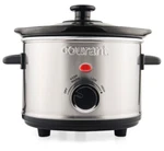 Courant 1.6 Quart Slow Cooker, Multiple Settings, Brushed Stainless. Fixed Price $17.97.