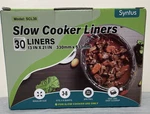 Syntus Slow Cooker Liners 30 Count Cooking Bags Large Size Disposable 3-8 Qts. Fixed Price $19.99.