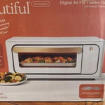Beautiful Infrared Air Fry Toaster Oven, 1800W, White Icing By Drew Barrymore. Fixed Price $119.99.