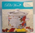 Pioneer Woman Crock Pot Mini 1.5 Quart Sweet Rose Slow Cooker New Factory Sealed. Fixed Price $44.99.