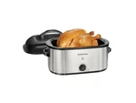 Hamilton Beach Electric Roaster Oven Quarts, Stainless Steel (model: 32215). Fixed Price $114.49.