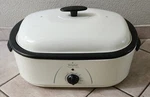 Rival RO171 Quart White Roaster Oven With Lid & Rack Very Nice Condition. Fixed Price $149.99.