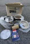 New Manttra Stainless Steel Pressure Cooker Pan 6 Quart. Fixed Price $79.99.