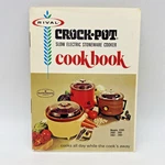 Vtg Rival Crock-pot Cook Book Model 3300 3100 3101 3102 3103 Pt. 427-411 Vg. Fixed Price $17.99.