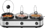 Triple & Food Warmer, Three Crock With 2.5 Qt. Ceramic. Fixed Price $76.99.