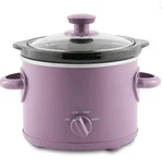 Two (2) Quart Slow Cooker W/removable Crock Enchanting Purple By Mainstays. Fixed Price $42.40.