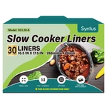 Syntus Slow Cooker Liners, 30 Count Cooking Bags Small Size Disposable Pot. Fixed Price $14.65.