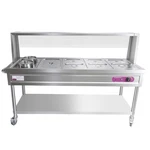 1800W 7 Pans + 2 Pots Commercial Electric Food Warmer Steam Table For Catering. Fixed Price $669.00.
