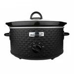 Brentwood 3.5 Quart Diamond Pattern Slow Cooker In Black. Fixed Price $44.42.