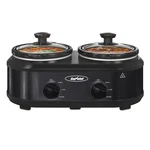Sunvivi Double Slow COOKER,2 Pot Small Mini Crock Buffet Servers And Warmer,dual. Fixed Price $70.36.