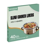 Slow Cooker Liners, 40 Cooking Bags, Medium Disposable Pot Plastic Bags.... Fixed Price $17.21.