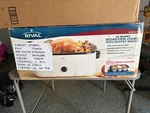 New Rival Qt Quart Roaster Oven With Buffet Server RO162BR. Fixed Price $139.99.