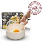 Ceramax Electric Hot Pot 1.5L Nonstick Ceramic Skillet Pan Mini With Lid Steamer. Fixed Price $31.53.