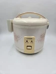 Tiger JNP-0720 Rice Cooker And Warmer Floral White Pink Japan Model. Fixed Price $55.00.