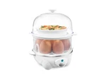 Elite Cuisine EGC4150 White Automatic 2-TIER Egg Cooker/steamer. Fixed Price $31.99.