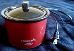 Sunbeam Crock Pot Little Dipper Red SCR-05-R Slow Cooker 16 Oz Sauces Fondue. Fixed Price $19.99.