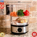 Food Steamer Cooker Electric Healthy Vegetable Steaming Pot Stackable Baskets. Fixed Price $37.62.