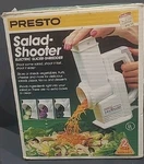Presto 02910 Saladshooter Electric Food Slicer Shredder, Open Box.. Fixed Price $24.95.