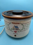 Rival Slow Cooker Crock-ette 1 Quart Stoneware Country House Heart Model 3200/3. Fixed Price $19.99.