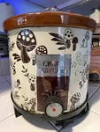 Vintage 1970S Sears Merry Mushroom Crock Watcher Slow Cooker Pot Tested. Fixed Price $149.99.