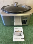 Cuisinart CSC-650 Stainless Steel Programmable Slow Cooker (OKEB-05-017). Fixed Price $45.00.